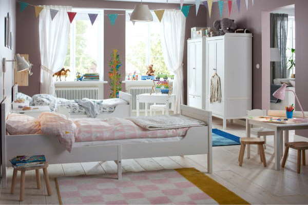 15 odličnih Ikea ideja za uređenje sobe za djevojčice