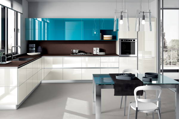 Moderne plave kuhinje