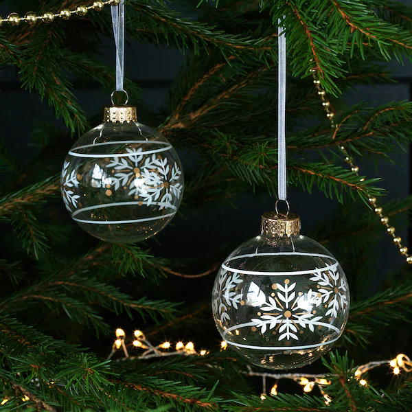 Moderne kuglice za božićno drvce IKEA